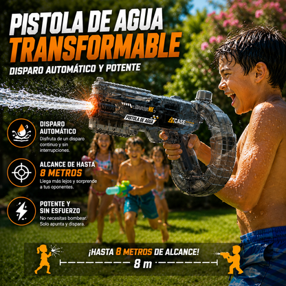 Pistola de Agua Automática CyberBlast