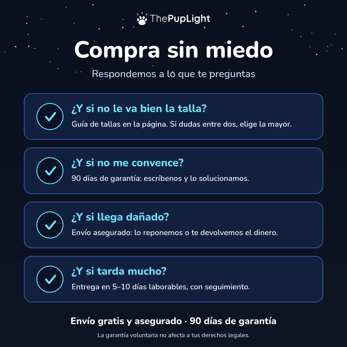Kit LED para perros: arnés, collar y correa
